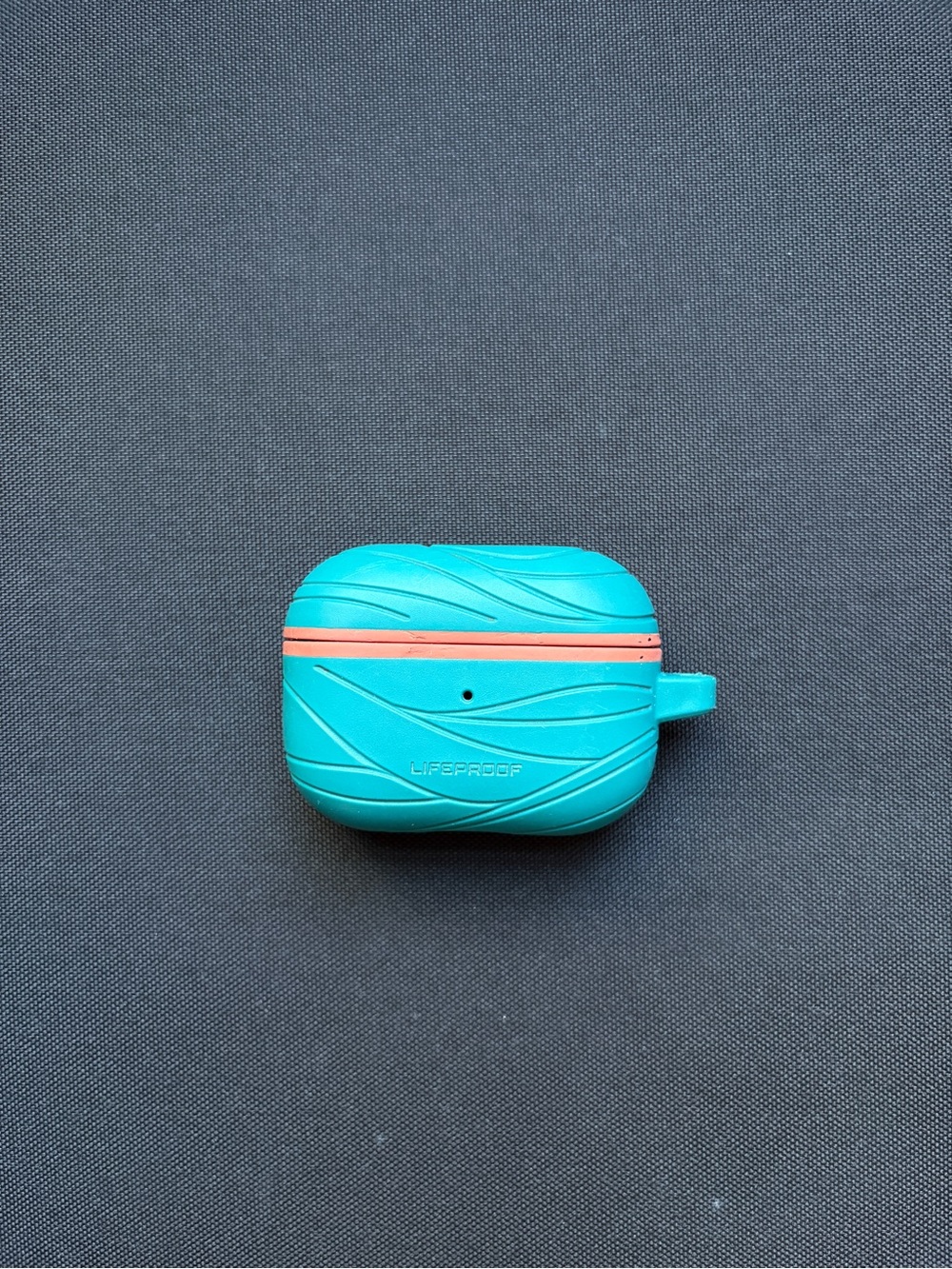LifeProof Teal AirPods Case with Coral Accent